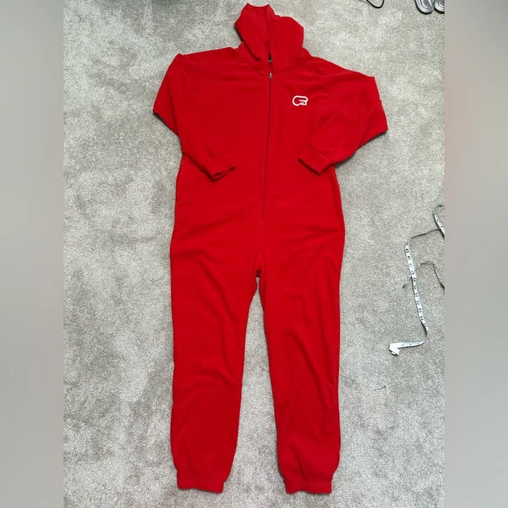 Cyclebar Adult Fleece Hoodie Onesie - size Large - loungewear - Picture 1 of 9